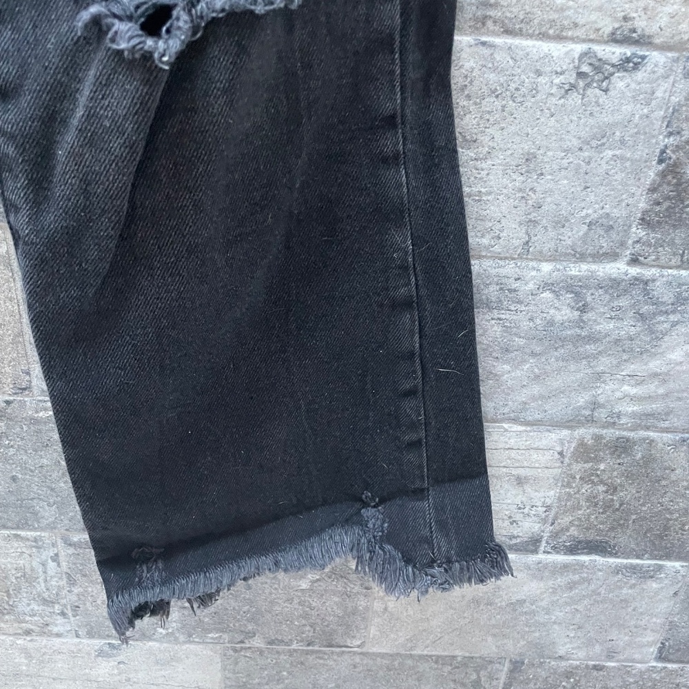 ❤️ URBAN OUTFITTERS BLACK DISTRESSED DENIM JEANS SIZE 26 - Picture 6 of 12
